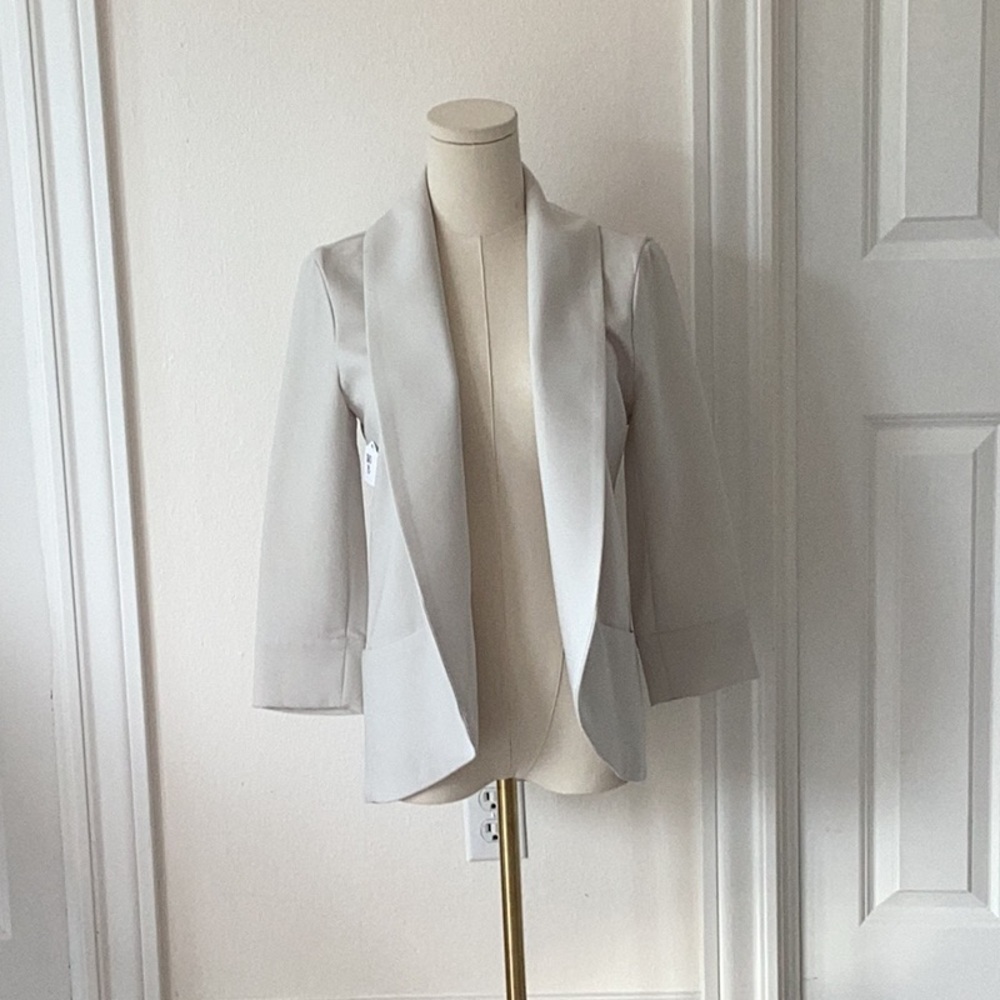 *BUNDLE ONLY* Harlowe & Graham White Blazer with Notched Lapels